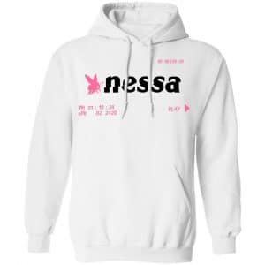 Nessa Barrett Merch Sorry I'm Shy Hoodie – soft neutral hoodie featuring shy slogan for fans of nessa barrett hoodies and emotional streetwear