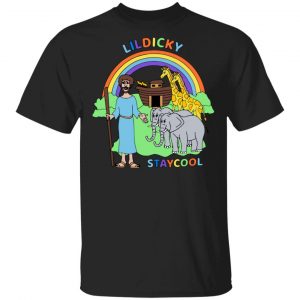 Lil Dicky Merch Staycoolnyc Ark Blue Tee