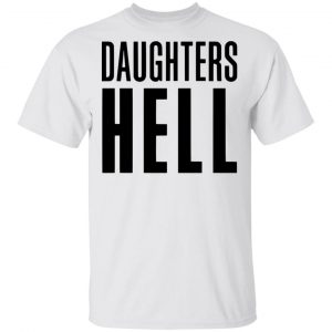 Daughters Band Merch Hell White Tee