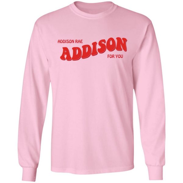 Addison Rae Merch Addison For You White Crewneck - Merchip8