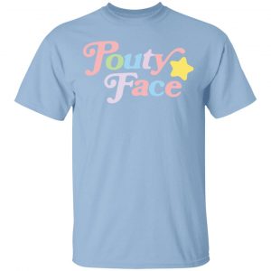 Addison Rae Merch Pouty Face Rainbow Blue Crewneck
