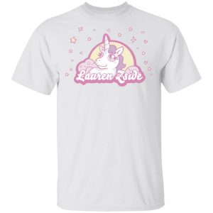 Laurenzside Merch Unicorn Dreams White Tee