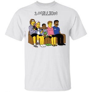 Baylen Levine Merch 1 Million Subscribers White Tee