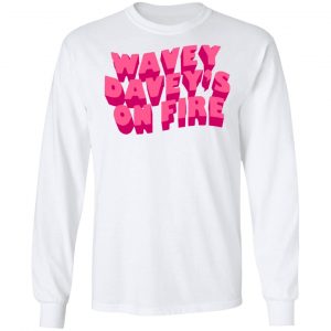 Glass Animals Merch White Wavey Davey Longsleeve