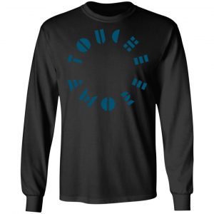 Touche Amore Merch Stencil Logo Long Sleeve Black Tee