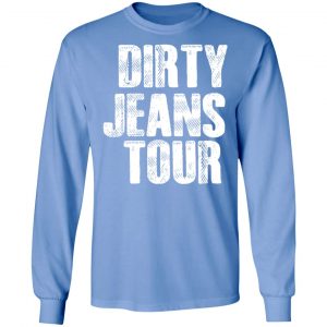 The Morning Toast Merch Blue Dirty Jeans Tour Crewneck