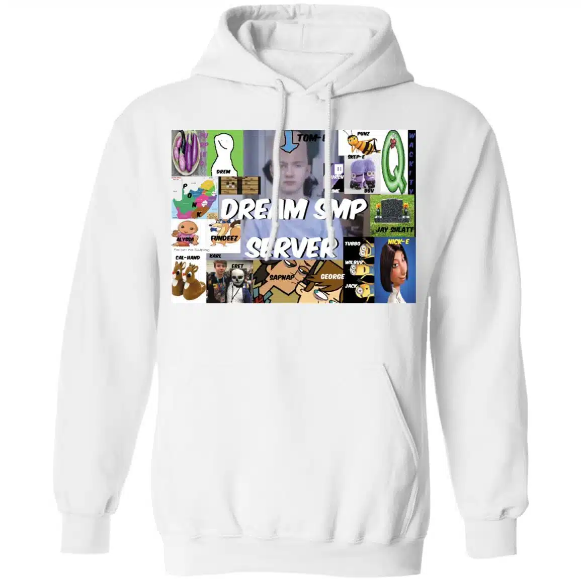 dream smp merch dream smp server shirt black cotton tee with minecraft-inspired graphics