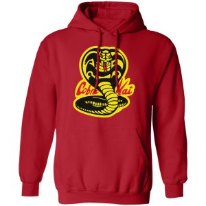 Cobra Kai Snake Logo Red Hoodie