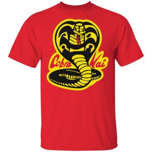 Cobra Kai Snake Logo Red T-Shirt
