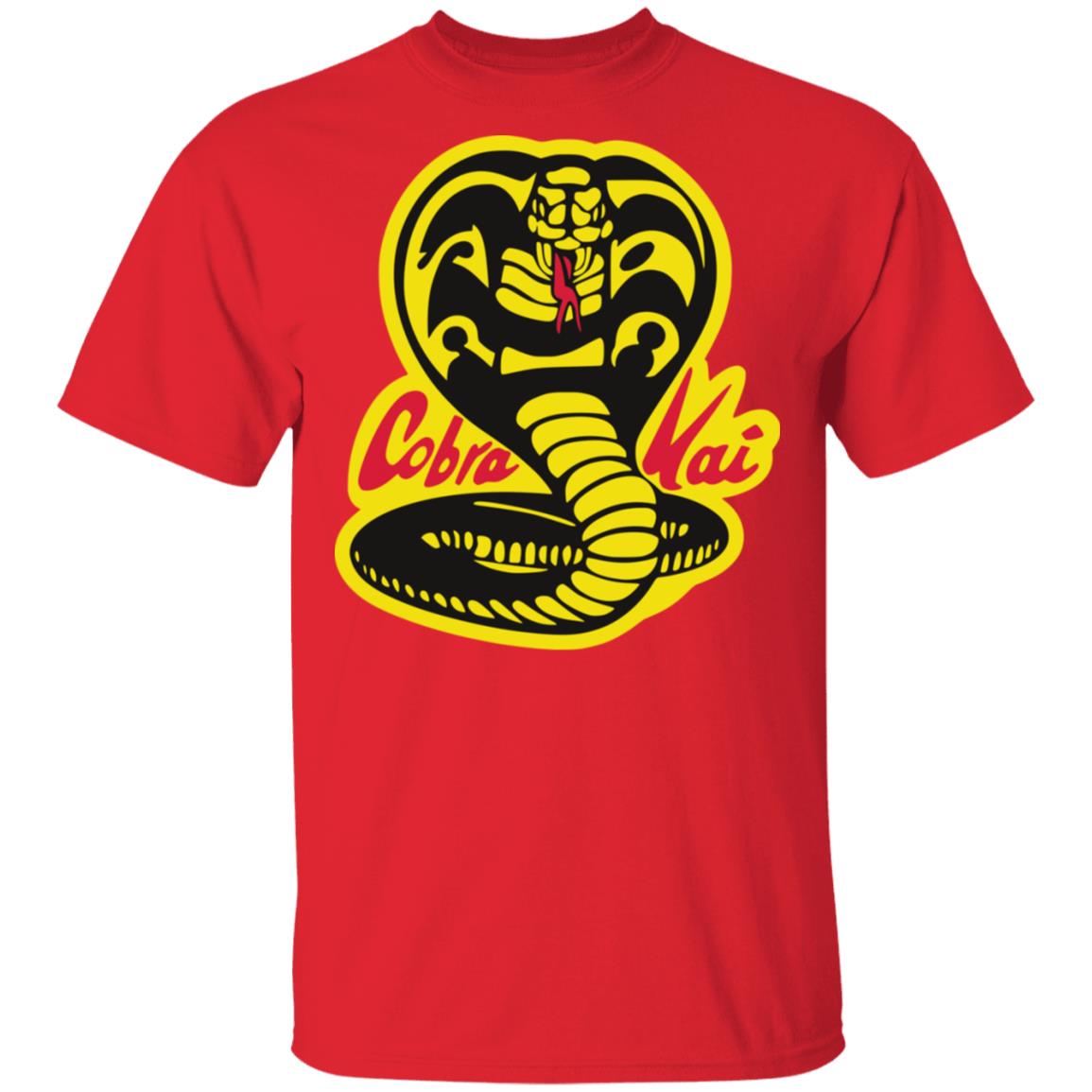 Cobra Kai Snake Logo Red T-Shirt - Merchip8