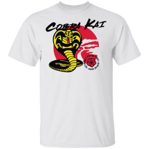 Cobra Kai Strike First White Long Sleeve Tee