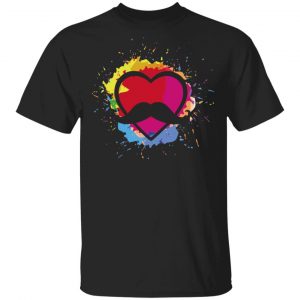Loverfella Merch Lover Paint Splatter Short-Sleeve T-Shirt