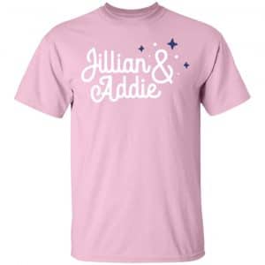 JILLIAN AND ADDIE MERCH Jillian Addie Basic Logo T-Shirt – black unisex tee with official logo print for YouTube fans