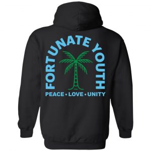 Fortunate Youth Merch PLU Palm Navy Hoodie