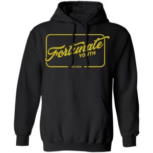 Fortunate Youth Merch Cursive Maroon Hoodie