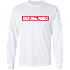 Bodega Boys Merch Desus Mero Red White Logo Adult Long Sleeve T-Shirt