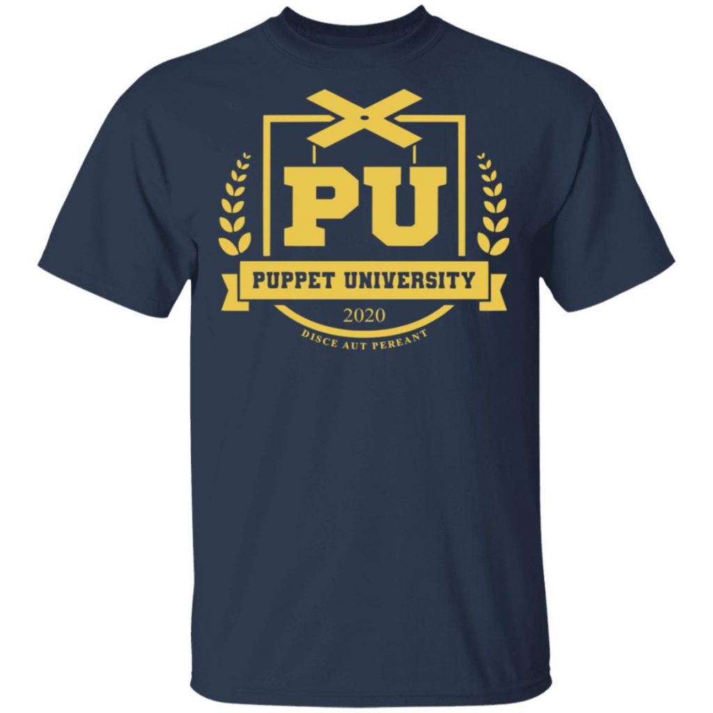 Puppet History Merch Puppet University The Scholar Tee Merchip8