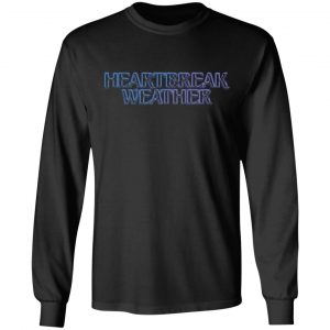 Niall Horan Merch Heartbreak Weather Logo Black Sweater