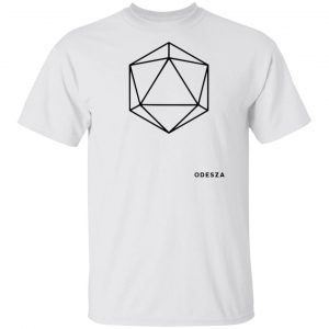 Odesza Merch Heavy Icosahedron T-Shirt White