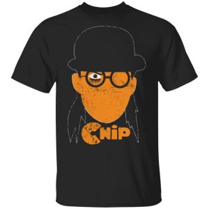 Chip Chipperson Merch Chip Orange Shirt Black