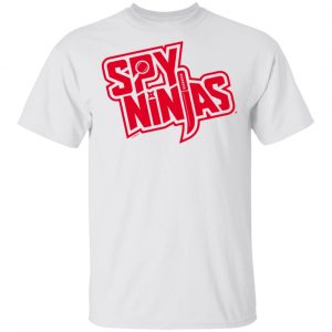 Chad Wild Clay Merch Spy Ninjas Short Sleeve White T-Shirt