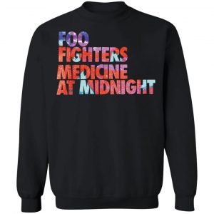 Foo Fighters Merch Stacked Album Crewneck Sweatshirt