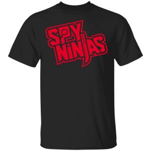 Chad Wild Clay Merch Spy Ninjas Youth Short Sleeve Black T-Shirt