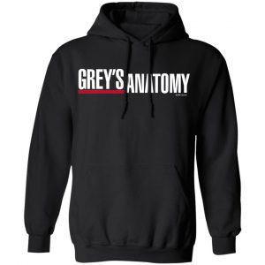 Greys Anatomy Merch Grey's Anatomy Logo Hooded Sweatshirt