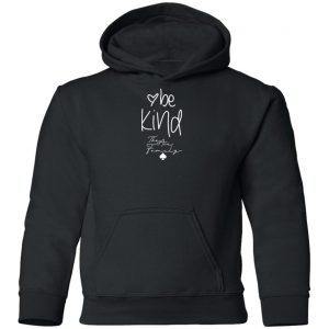 Ace Family Merch Be Kind Heart Black Youth Hoodie