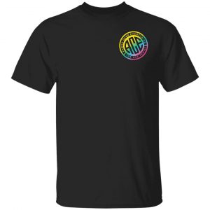 Ace Family Merch Black Rainbow Aztec Tshirt