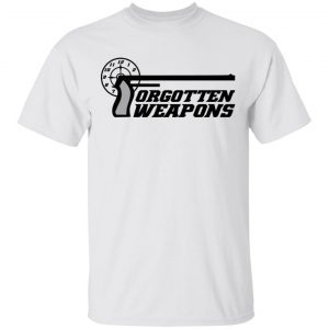 Forgotten Weapons Merch Logo Black T-Shirt