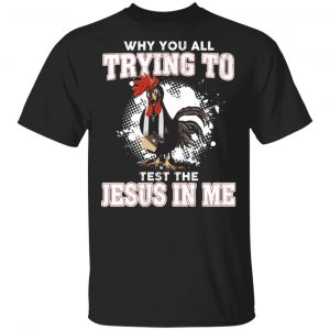Why You All Trying To Test The Jesus In Me Shirt