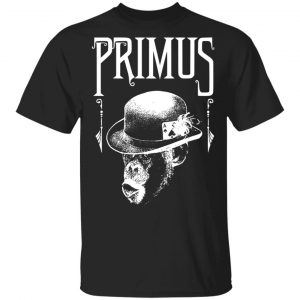 Primus Merch Monkey Black T-shirt