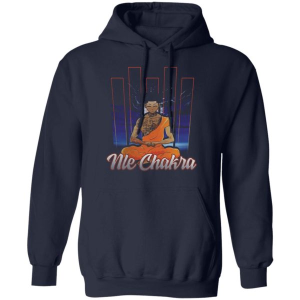 Nle Choppa Merch Nle Choppa NLE Chakra Long Sleeve T-Shirt - Merchip8