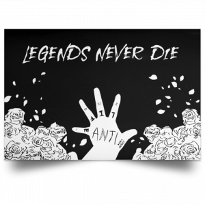 Juice Wrld Official Merch Legends Never Die Poster