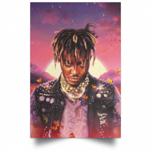 Juice Wrld Official Merch Legends Never Die Album Poster