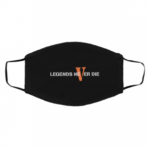 Juice Wrld x Vlone Legends Never Die Facemask Black