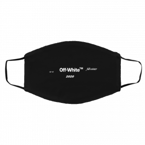 OFF-WHITE Logo Face Mask Black