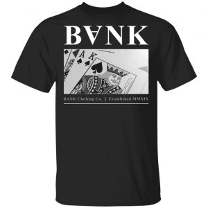 Bank Merch Deck Black Tee