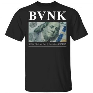 Bank Merch B Franklin Black Tee