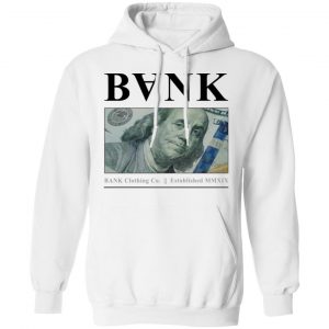 Bank Merch B Franklin White Hoodie