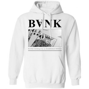 Bank Merch Deck White Hoodie