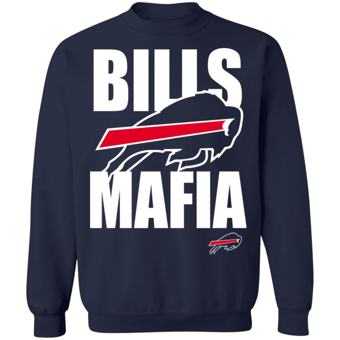 Bills Mafia Buffalo Mafia Unisex Cotton Crew Tee Solid Royal / L