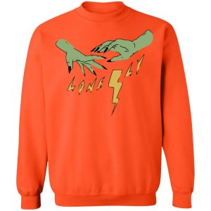 Lonely Ghost Merch Bolts Orange Crew