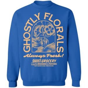Ghostly Florals Crewneck – floral graphic lonely ghost crewneck for fans of ghostly florals hoodie and ghostly merch aesthetic
