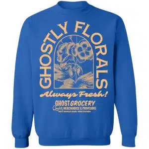 Ghostly Florals Crewneck – floral graphic lonely ghost crewneck for fans of ghostly florals hoodie and ghostly merch aesthetic