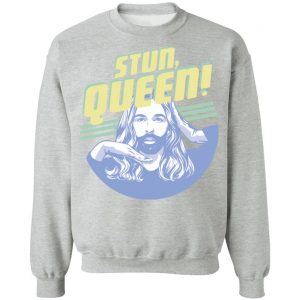 Jvn Merch Jonathan Van Ness Yellow Print Crewneck Sweatshirt