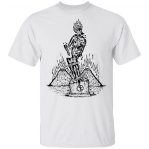 Bad Religion Merch Statue Tee White