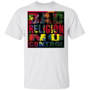 Bad Religion Merch No Control T-Shirt White