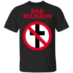 Bad Religion Merch Bad Religion Classic Crossbuster Tee Black